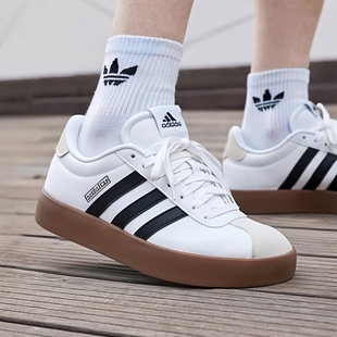 男 COURT adidas阿迪达斯新款 德训小白鞋 板鞋 3.0 ID6285 T头鞋