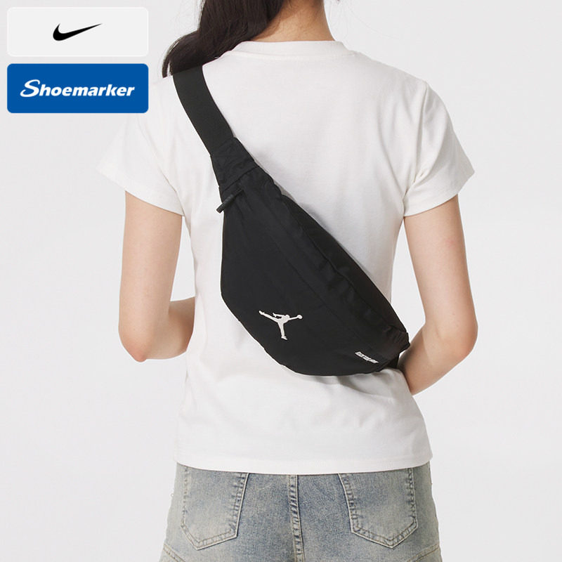 Nike耐克男包女包2025新款运动包收纳小包Jordan单肩包