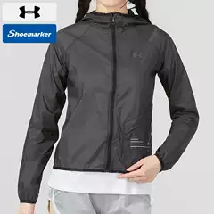 Under Armour Women's UA Qualifier Windbreaker 2025 Spring New Hooded Jacket Woven Sports Coat
