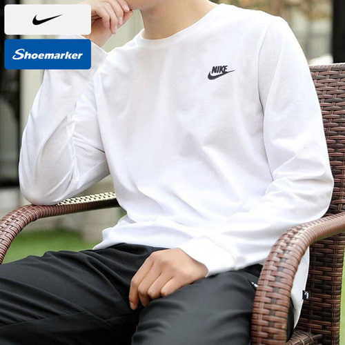 Nike耐克长袖T恤男装2025新款圆领宽松运动服休闲套头衫BV2667