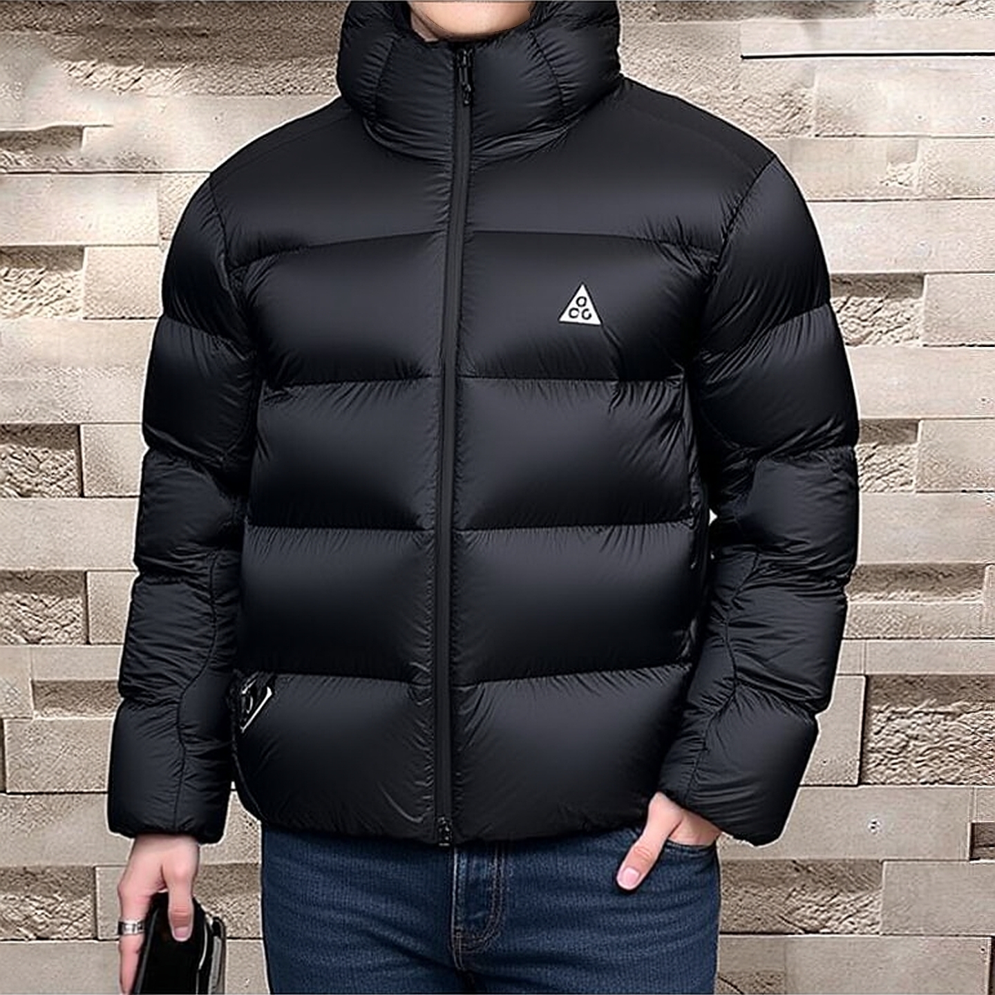 耐克男冬季新款户外保暖运动棉衣