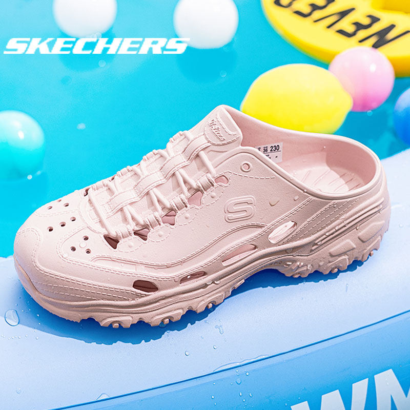 斯凯奇官方女鞋秋季粉色运动凉拖鞋轻便凉鞋休闲洞洞鞋户外沙滩鞋,运动鞋new,运动拖鞋,淘宝优惠券,粉丝福利购,淘宝优惠卷