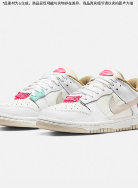 NIKE耐克女子夏季新款板鞋DUNK LOW运动休闲鞋DX6060-121