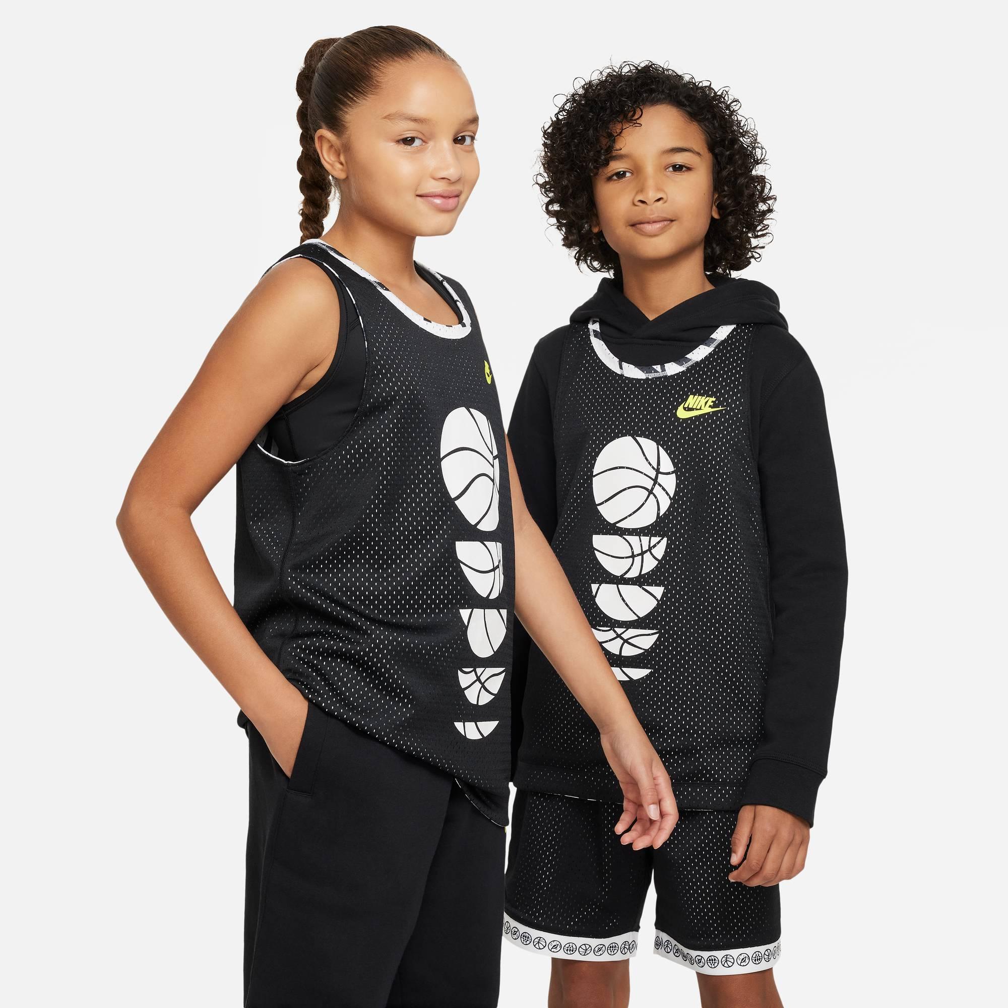 Nike耐克官方儿童运动服夏季新款宽松休闲无袖T恤透气背心DX5