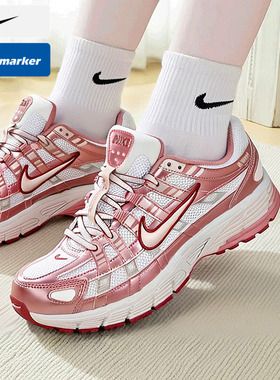 Nike耐克女鞋P-6000粉色网面老爹鞋透气运动休闲跑步鞋IO3496-100