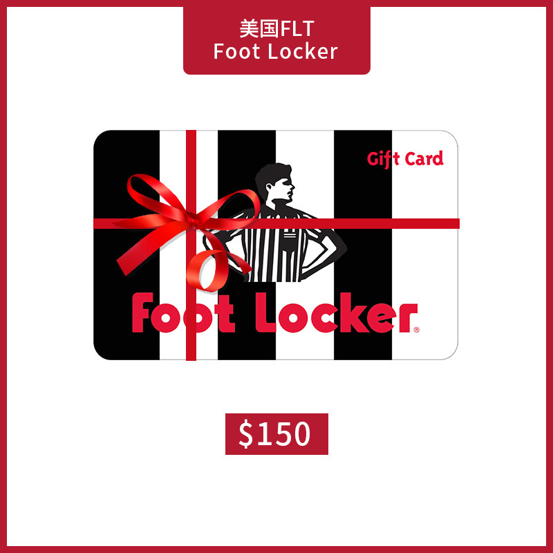 美国footlocker gift card 礼品卡 usd150美金美元