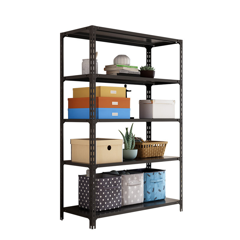 华西村黑色货架置物架仓库家用多层储物架阳台展示收纳仓储铁架u.
