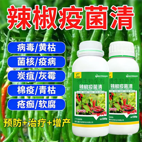辣椒疫病清辣椒病害专用叶面肥料