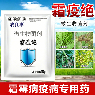 正品霜疫绝微生物菌剂霜霉病早疫晚疫病作物通用有效预防以菌抑菌