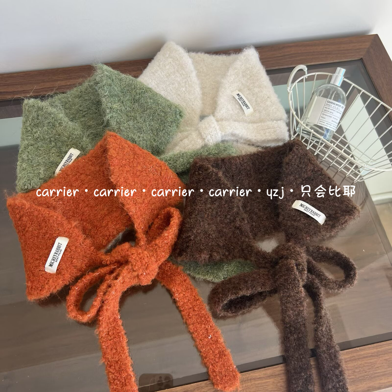 Carrier 韩系可爱羊羔毛系带围脖耳罩女保暖百搭显脸小护耳帽围巾,服饰配件/皮带/帽子/围巾,围巾/丝巾/披肩,淘宝优惠券,粉丝福利购,淘宝优惠卷