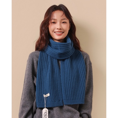 Carrier 韩国轻奢小胖话100%绵羊毛针织围巾情侣冬季百搭保暖围脖