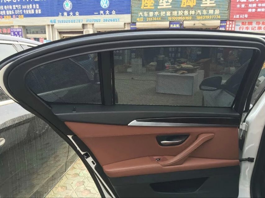 专用大众汽车进口新老途安朗行朗逸途安L遮阳磁铁卡式防晒帘定制