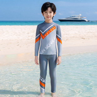 2026新款 泳裤 套装 儿童泳衣男童大中小童分体游泳衣速干温泉泳装