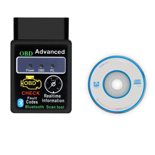 Mini Bluetooth ELM327 OBD HH OBDII Car Diagnostic Scanner