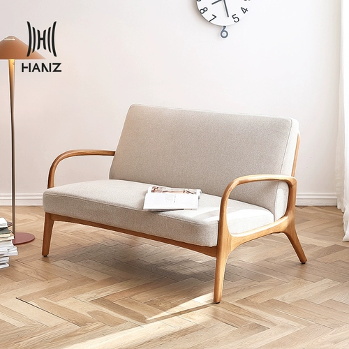 Современный диван для двоих для отдыха, простая ткань для спальни, простой и элегантный дизайн