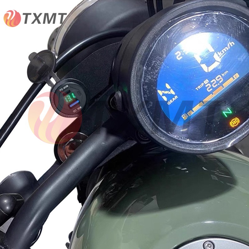 适用本田 CM300 CMX500 23-25 改装摩托车 车载手机快充USB充电器