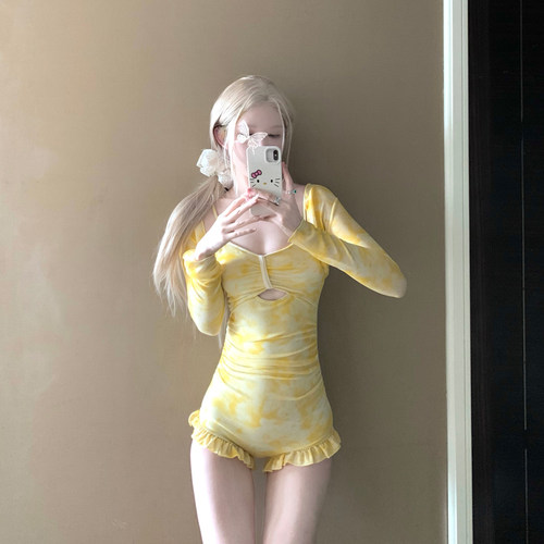 2026新款性感纯欲风女连体泳衣