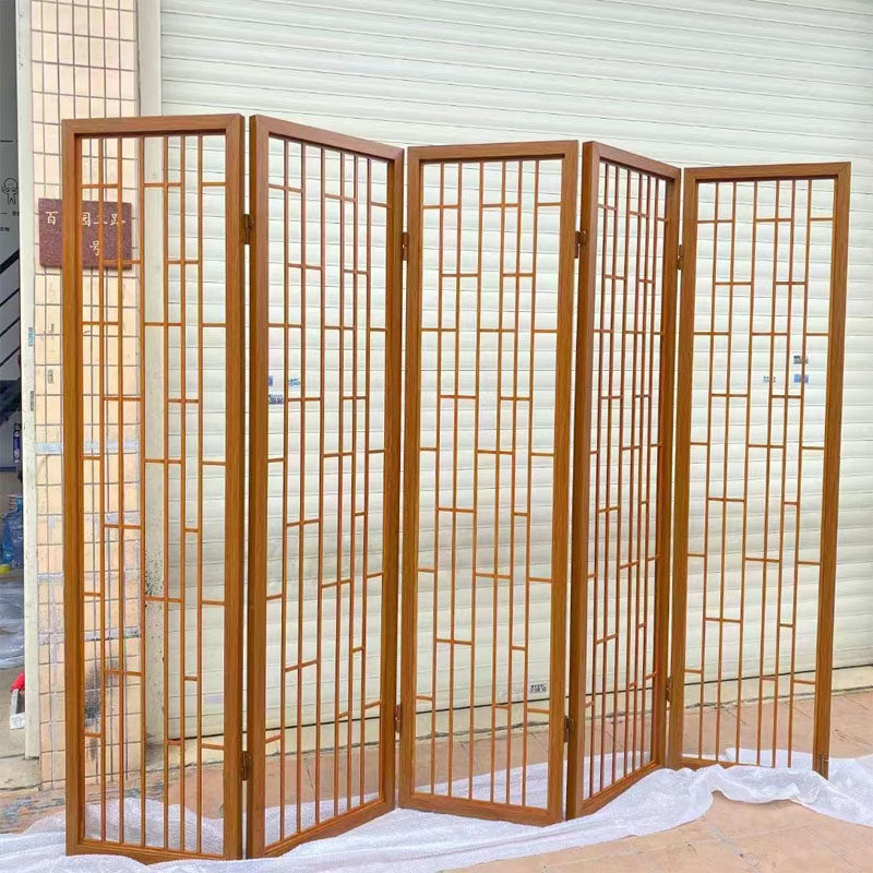 厂家不锈钢座屏玻璃屏风隔断酒店售楼部花格客厅进门玄关金属雕花