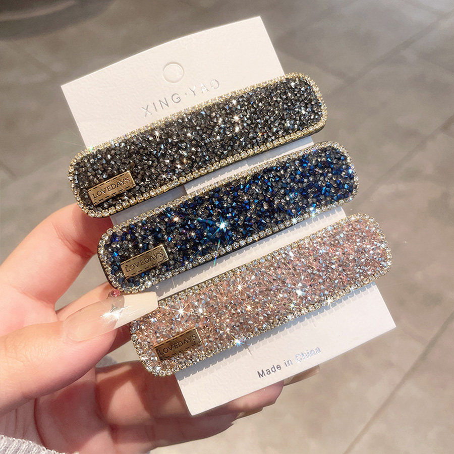 时尚洋气细闪水钻掰掰夹