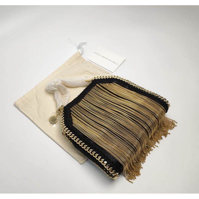 2022新款Stella金属流苏链条包小众时尚斜跨手提包party晚宴女包