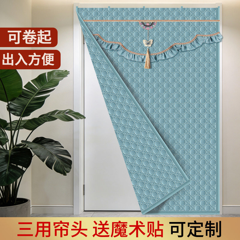 冬季棉宽门帘加厚防风挡风隔音保温保暖防寒冷气隔断挂帘冬天新品