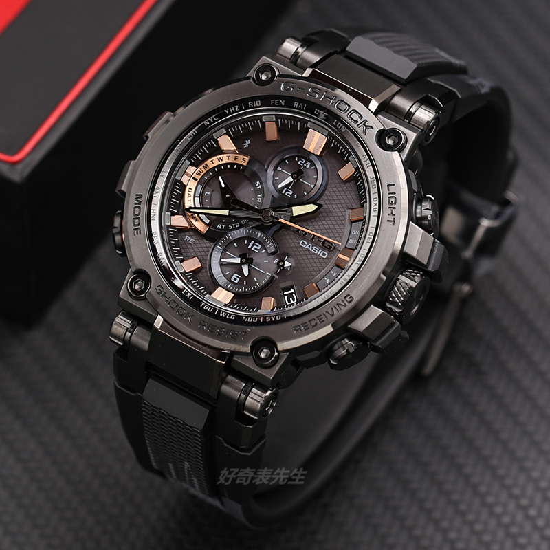 卡西欧G-SHOCK太极联名限量陈英杰电波蓝牙手表MTG-B1000TJ-1A