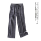 松紧高腰纯色弹力显瘦长裤 外贸女装 29110 春秋新款 丝绒条纹阔腿裤