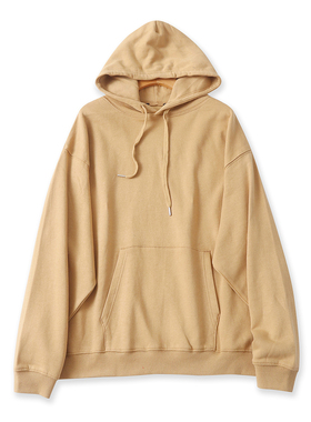 日单棉混纺加绒卫衣 男女同款 秋冬新款连帽套头长袖袋鼠兜32775