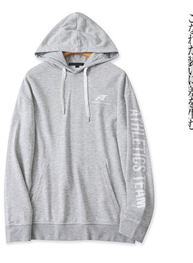 毛圈棉休闲卫衣 春秋新款外贸男女款连帽领套头长袖字母卫衣29881