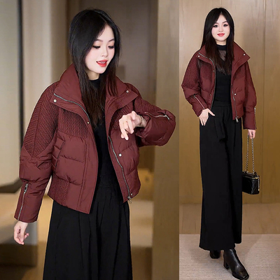 小个子短款羽绒棉服女冬