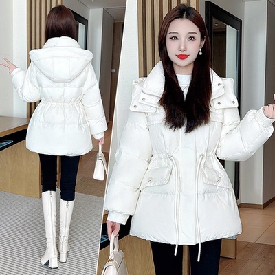 中长款羽绒棉服女冬季连帽