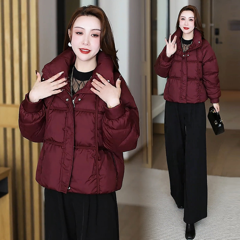 冬天棉衣棉服女宽松面包服