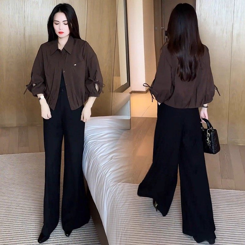 早秋短款休闲外套女士