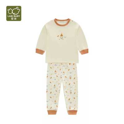 拉比儿童内衣套装纯棉保暖套装