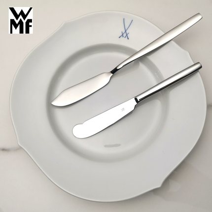 德国WMF原装进口黄油刀牛油果酱抹刀304不锈钢奶酪奶油刀西餐刀