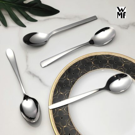 德国WMF福腾宝304不锈钢家用餐勺分餐勺饭勺甜品勺酸奶勺汤勺轻奢