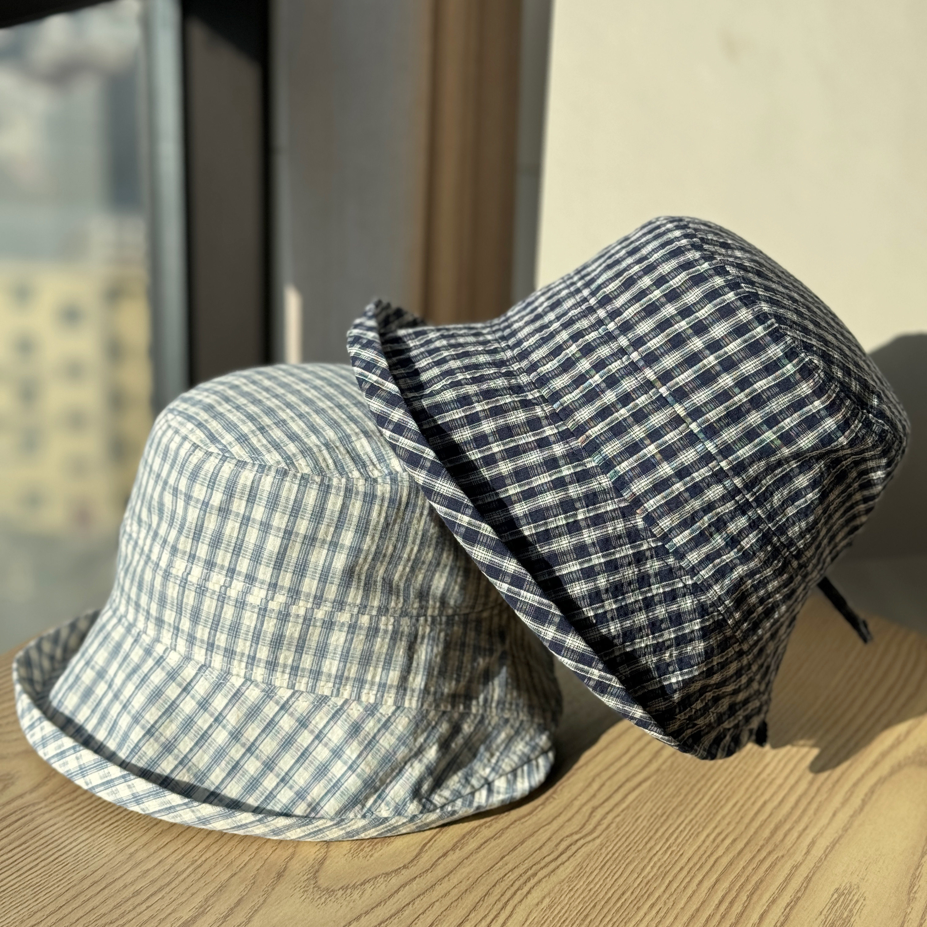 韩版简约网格轻薄防晒遮阳帽女2026休闲百搭蝴蝶结气质文艺渔夫帽,服饰配件/皮带/帽子/围巾,帽子,淘宝优惠券,粉丝福利购,淘宝优惠卷