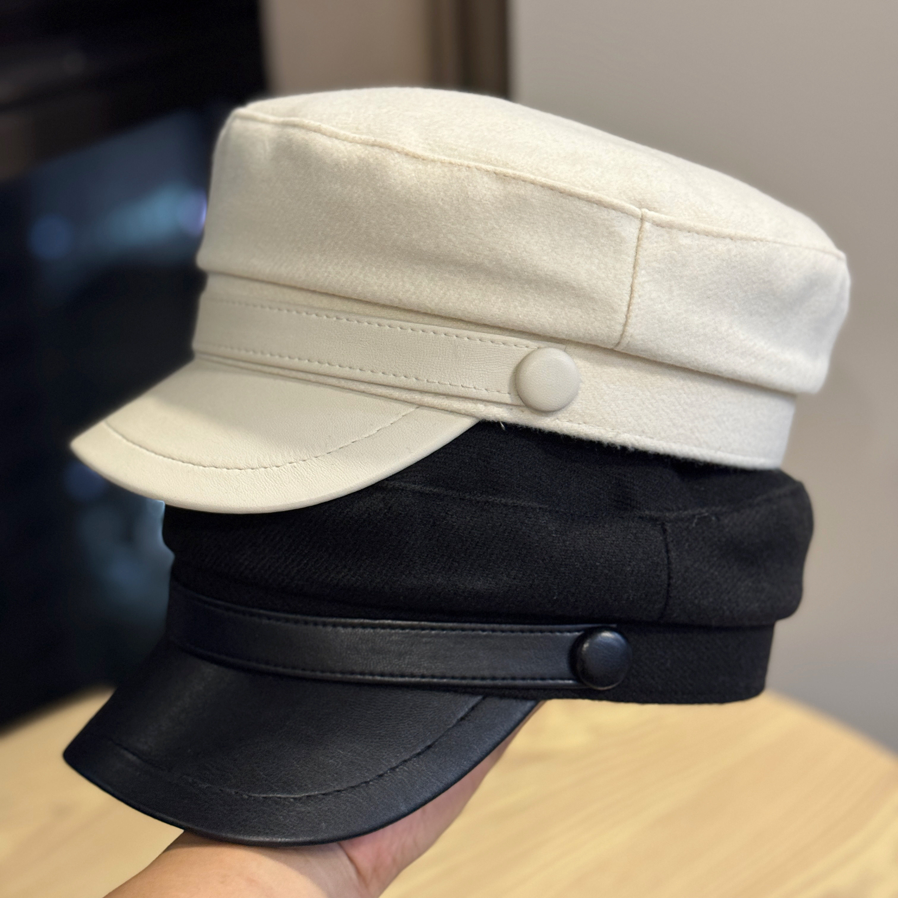 新款2025年复古PU皮秋冬毛呢帽子女英伦平顶鸭舌帽八角帽文艺出游,服饰配件/皮带/帽子/围巾,帽子,淘宝优惠券,粉丝福利购,淘宝优惠卷