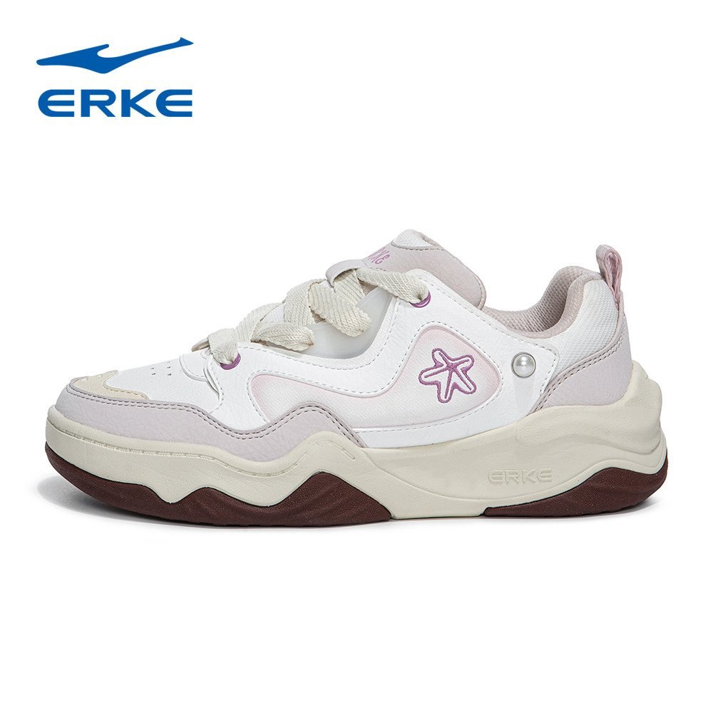 鸿星尔克运动鞋女款2026春时尚轻便舒适透气休闲板鞋 12126101035,运动鞋new,板鞋,淘宝优惠券,粉丝福利购,淘宝优惠卷