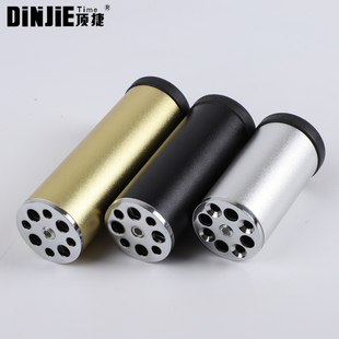 顶捷铝合金家具柜脚可调节橱柜脚浴室柜电视柜鞋柜黑色床梁支撑腿