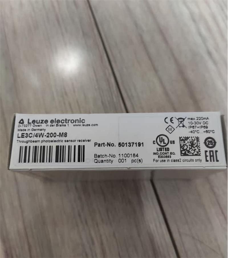 LEUZE全原LE3C/4W-装L-2E3C/4W-200新-M8 SLSE 96M/P-1071T2-1 电子元器件市场 传感器 原图主图