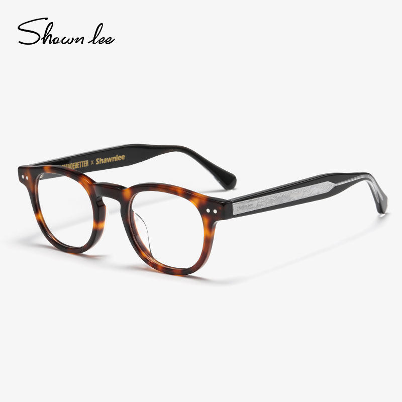 Shawnlee时尚黑框眼镜架防蓝光潮