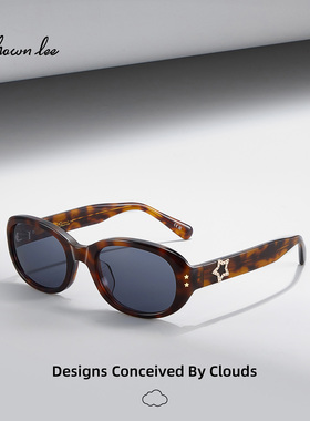 Shawnlee五角星铆钉猫眼墨镜女