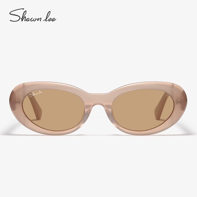 Shawnlee复古猫眼墨镜女潮酷时尚美式铆钉款辣妹风防紫外线太阳镜