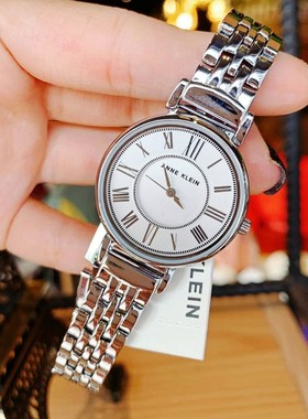 正品Anne Klein手表时尚简约气质复古小众手链款银色女表2159SVSV