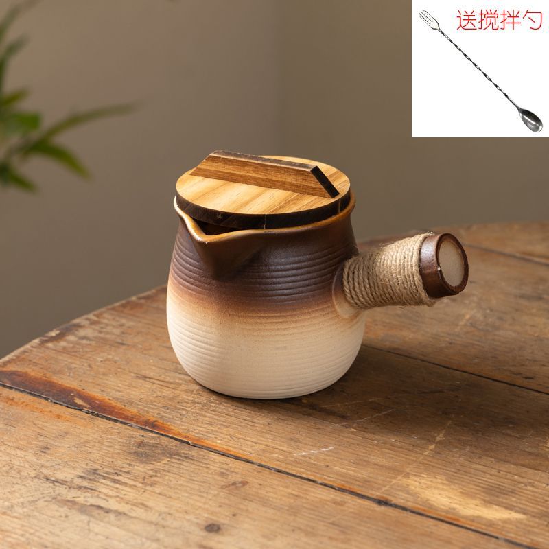 罐罐壶可明火干烧围炉煮茶大容量烤奶罐煮茶壶陶瓷户外便携包炒茶