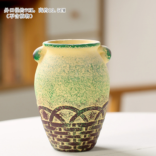 地中海法师专用个性老式复古怀旧粗陶花盆陶瓷新款红陶多肉花盆