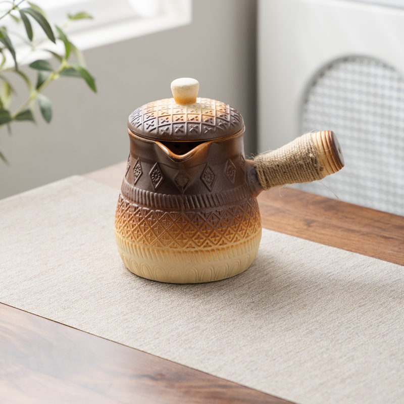 罐罐壶围炉煮茶耐高温干烧大容量可明火专用烤奶罐煮茶罐茶壶陶瓷