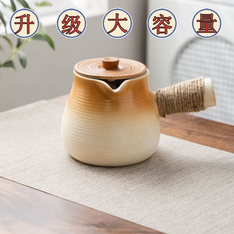 整套茶具罐罐壶可干烧陶壶围炉煮茶壶大容量带盖烤奶茶烤火炉套装