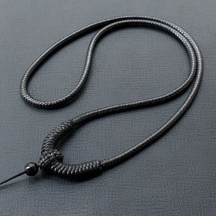 手工编织金刚结平结吊坠蜡绳子挂件绳耐磨翡翠玉坠绳项链绳可调节